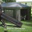 Auvent Outsunny avec parois latérales Pop Up-110378458
