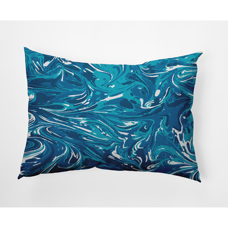 Coussin intérieur / extérieur Mélange, Turquoise