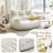 Oversized Bean Bag Chair for Adults, 2-Seater Loveseat Sofa, Bean Bag Couch with Filler Giant Living Room Bean Bag Chair with Pocket, Big Lazy Sofa Accent Chair for Gaming, Reading-382002055