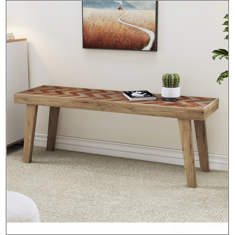 Mango Wood Bench,Natural Simple design, comfortable and durable, multi-functional bench