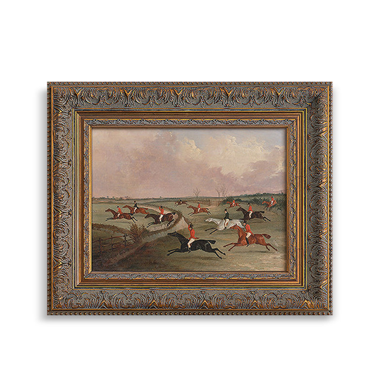 Art mural Mid-Century moderne en toile pour salon, H 27,56 po x l 33,46 po