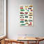 Tableau pour enfants Ashelle Transport Alphabet-108541062