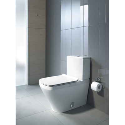 Duravit DuraStyle Dual-Flush Elongated One-Piece Toilet (Seat and Tank Not Included)