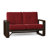 Vale 60.5'' Wide Aluminum Loveseat with Cushions-98918513-98918508