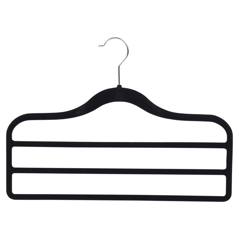 Glenmoor Velvet Non-Slip Multi-Layer Hanger for Skirt/Pants