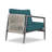 Delaine Powder Coated Aluminum Outdoor Lounge Chair , Sunbrella® Cushions Included-70110068-70110069
