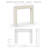 Modern Bolection Cast Stone Fireplace Surround-104882646-104882647
