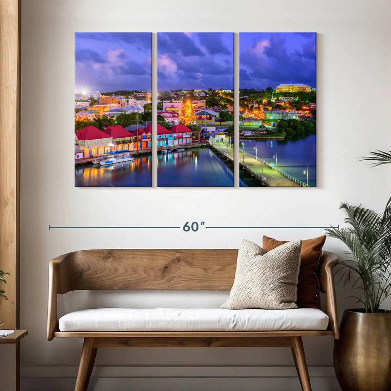 Nicci St. John's Skyline, 32" H x 50" W