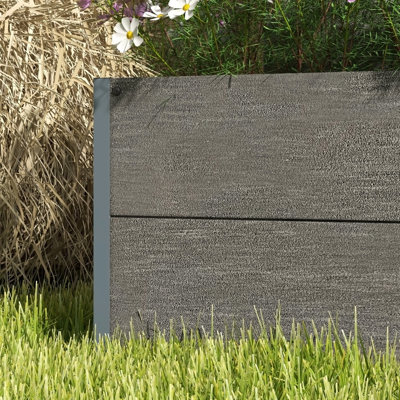 Lit de jardin surélevé avec treillis pour plantes grimpantes Outsunny