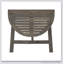 TABLE BISTRO WESTMONT DEMI-ROND, GRIS