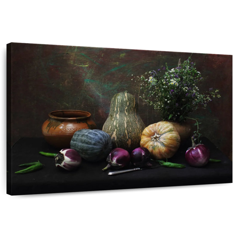 Yarlin Garden Vegetables, 32" H x 48" W