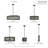 Emilia 4 - Light Dimmable Drum Chandelier-863036141
