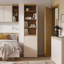 Sina 212 cm H x 54 cm W Bookcase