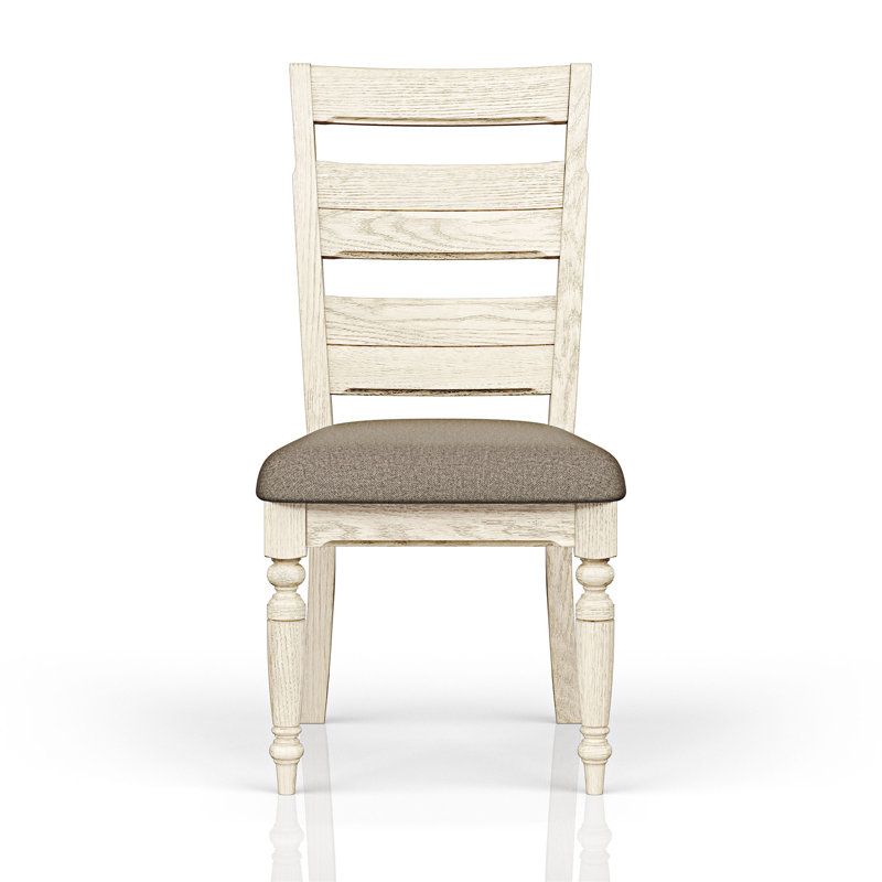 Ensemble de 2 chaises d'appoint en bois, Blanc
