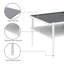 Table basse en verre durable - Design moderne, pieds de support en métal et panneau inférieur en MDF de haute qualité-287248529