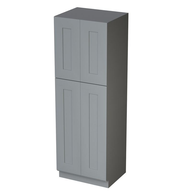 24 po X P 24 po P x 96 po Armoire de cuisine H en bois contreplaqué prêt à assembler avec portes et tablettes