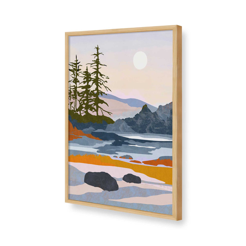 Valley Moon By Garima Dhawan Canvas Art Print, Tan, 48" H x 36" W