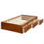 Lit plateforme simple avec rangement et 3 tiroirs-1115138293