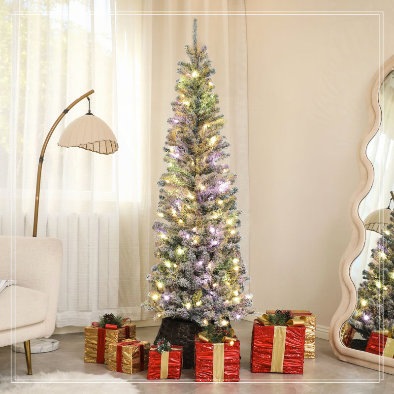 Arbre de Noël artificiel 6 pi, H 5,9 pi