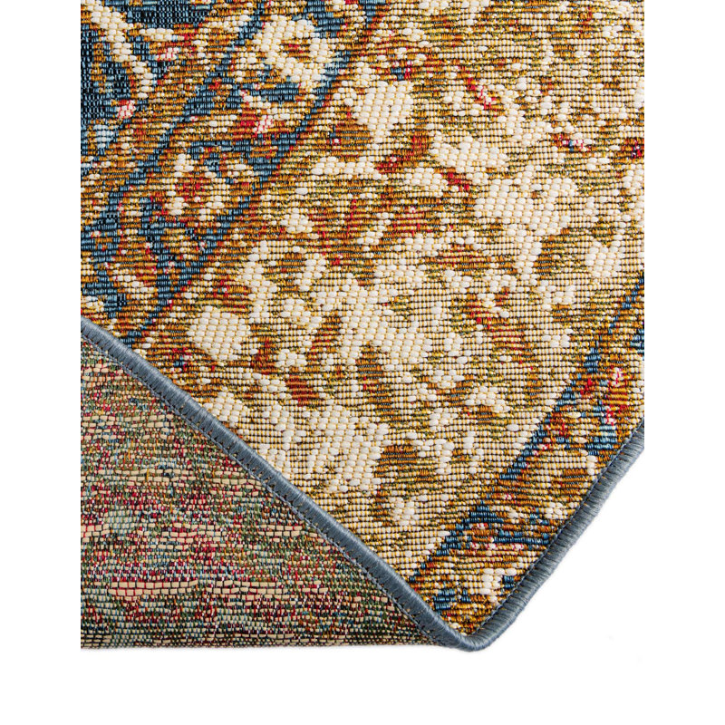 Tapis d'extérieur traditionnel, Rond 7 pi 10 po