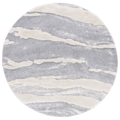 Tapis abstrait gris / beige clair