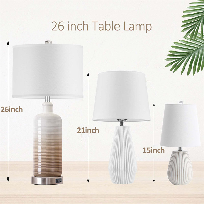 Ceramic USB Table Lamp