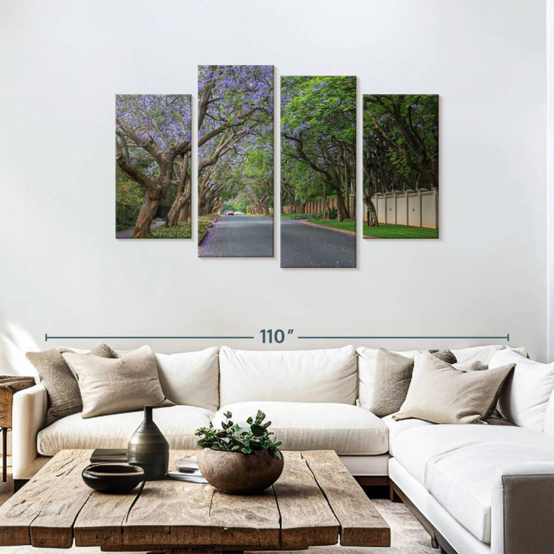 Mehar Jacaranda Trees In Pretoria, 48"H x 75"W