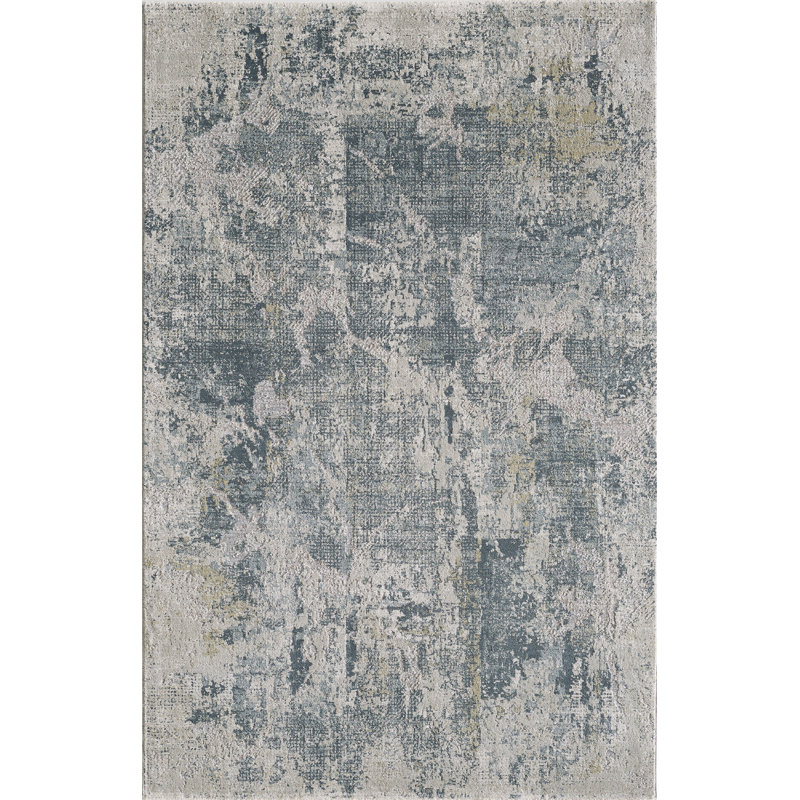Peyton Palette Machine Woven Performance Area Rug - Grey/Blue - 5' x 7'10", Grey/Blue, 5' x 7'10"