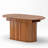 55.11"-70.86" Extendable Dining Table, With Striped Legs For Living Room & Kitchen-487664037
