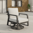 Silve Aluminum Silver Gray Outdoor Lounge Swivel Chair