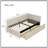 Modern Style Twin Size L Shape Corner Bed, Linen Upholstered Daybed With Two Storage Drawers For Space Efficiency-1658108231