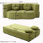 Canapé-lit avec coussin-12436076