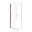 Porte de douche pivotante semi-sans cadre-127317934