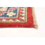 Tapis unique en laine noué à la main rouge Gazni des années 2010 de 8 pi 10 po x 11 pi 5 po Qaiden