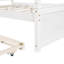 Wood Canopy Bed With Trundle Bed-618234427