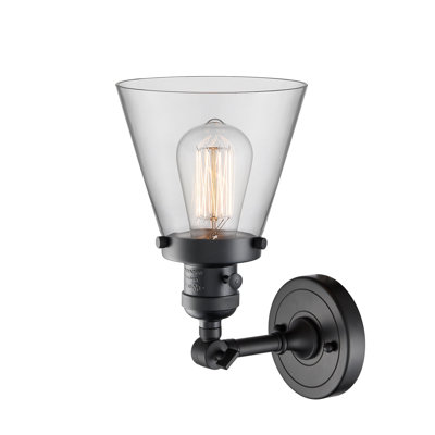 Cone 1 Light Sconce