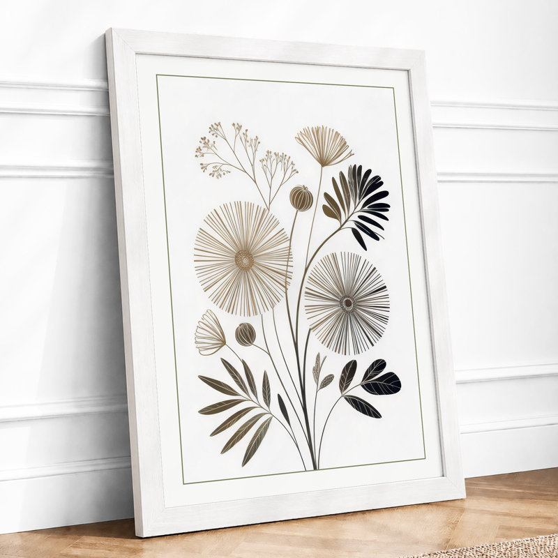 Study Botanical - Print, A3 - 42.0 x 29.7 cm, White