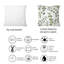 Coussin Eucalyptus Branches On White III-1123857501