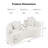 Teddy Upholstered Curved Loveseat Sofa, No Assembly Required, Space-saving Design-883252568