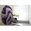 Tapis à poils longs mauve / gris Thionville-1644332183