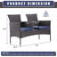 Ensemble de causeuse de patio pour l'extérieur-1172604985