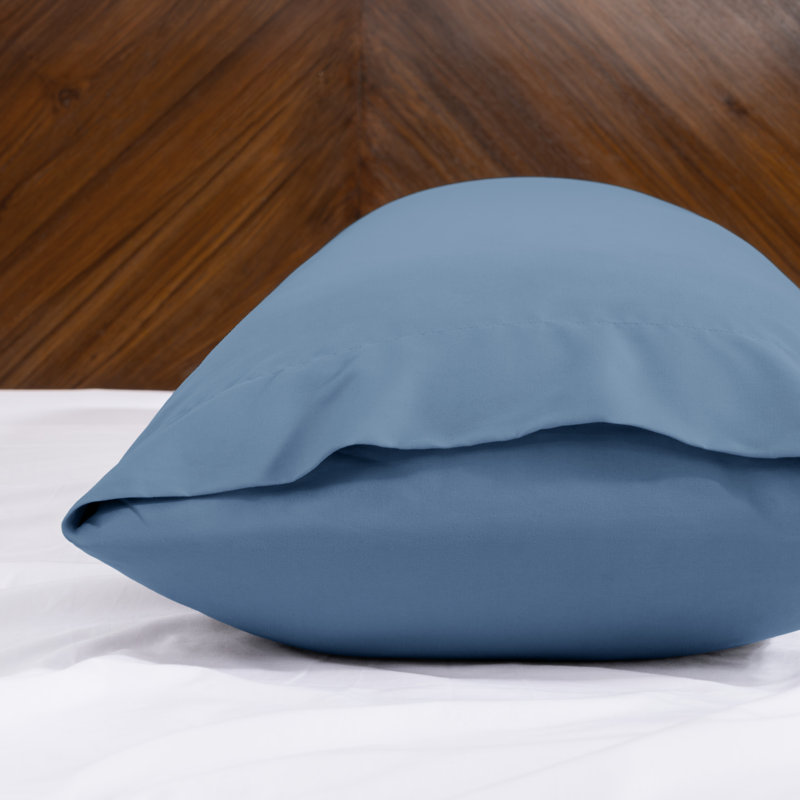 Microfiber Body Pillowcase Envelope Closure, Coronet Blue