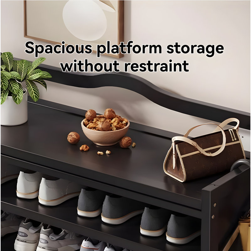 Foldable Shoe Rack For Home - Multi-Layer Bamboo Shoe Shelf With Dustproof Design, Easy Assembly For Entryway, Hallway, And Rental Apartments