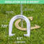 Ensemble de jeu d'extérieur GoSports Steel Horseshoes - Taille et poids officiels - Or / Argent