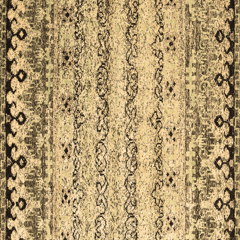 Washable Striped Indoor Rug, Square 7'
