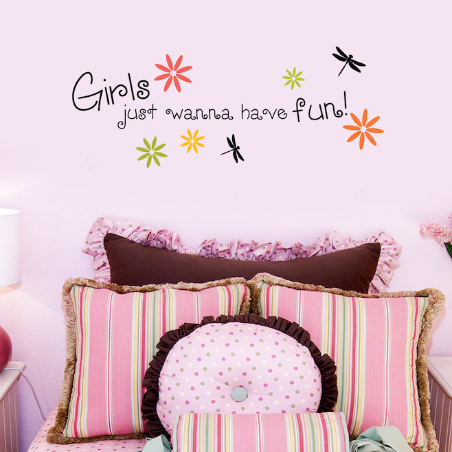 Text & Numbers Non-Wall Damaging Wall Decal