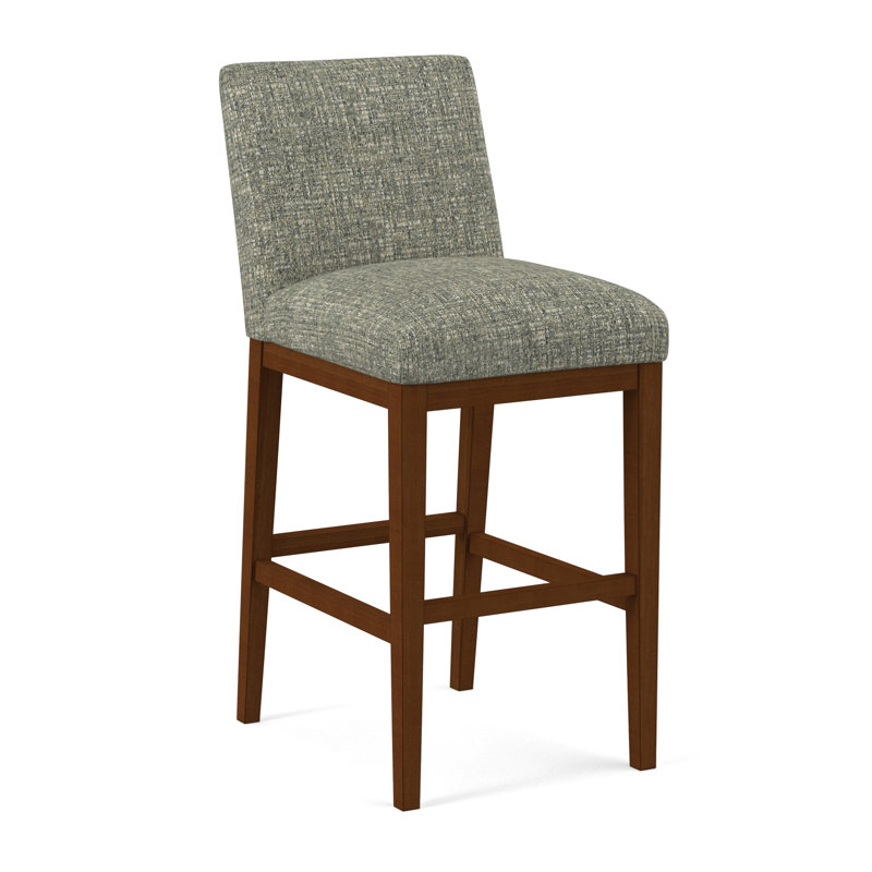Upholstered Stool, 61558-61, English Saddle