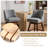  Counter Height Swivel Upholstered Bar Stools (Set of 6)-747553649