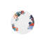 Duality Porcelain Dinner Plate