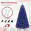Arbre de Noël 84 po x 84 po avec 500 lumières DEL-757370328